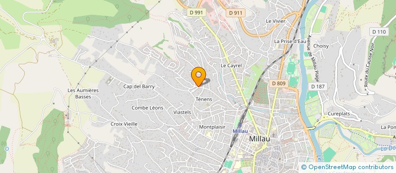 localisation de l'entreprise ARTIS & CO  MILLAU