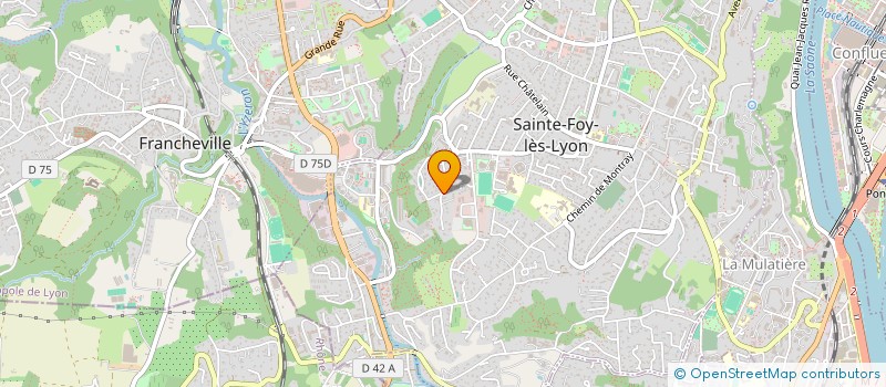 localisation de l'entreprise ARTIS CONSEIL à SAINTE-FOY-LES-LYON