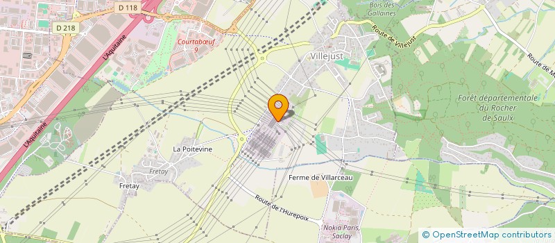 localisation de l'entreprise ARTIS CONSTRUCTION à VILLEBON-SUR-YVETTE