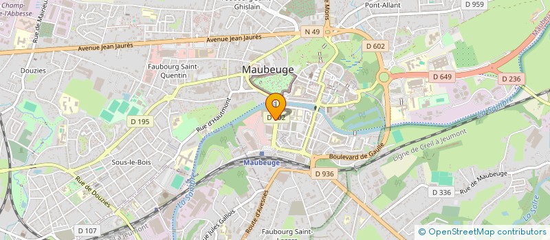 localisation de l'entreprise ARTIS ENERGIES à MAUBEUGE