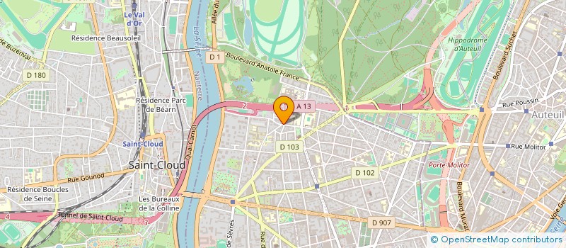 localisation de l'entreprise ARTIS FROID à BOULOGNE-BILLANCOURT