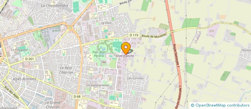 localisation de l'entreprise ARTIS GROUP  VALENCE