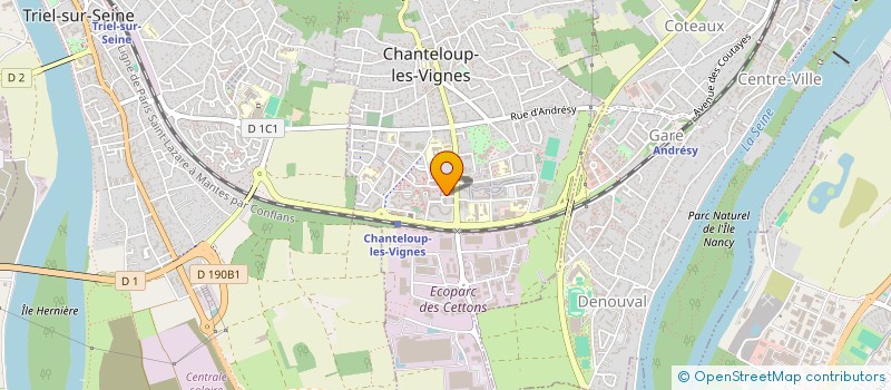 localisation de l'entreprise ARTIS'HALAL à CHANTELOUP-LES-VIGNES