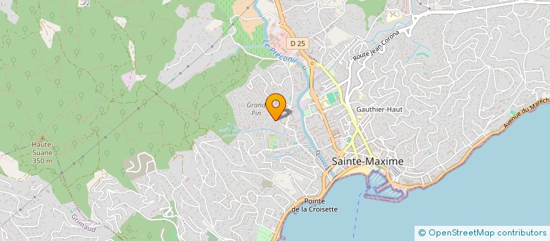 localisation de l'entreprise ARTIS.IMMO à SAINTE-MAXIME