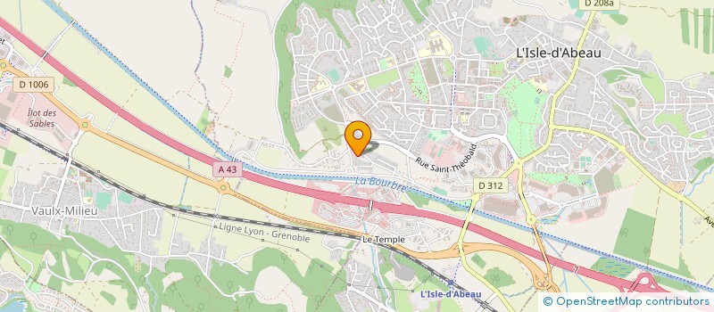 localisation de l'entreprise ARTIS INVESTISSEMENT  L'ISLE-D'ABEAU