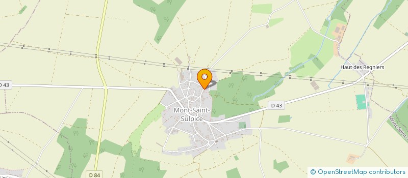 localisation de l'entreprise ARTIS'KIC  MONT-SAINT-SULPICE