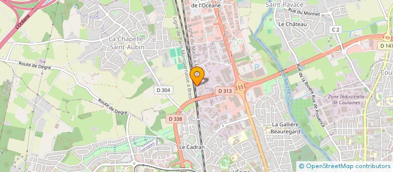 localisation de l'entreprise ARTIS MACONNERIE  LE MANS