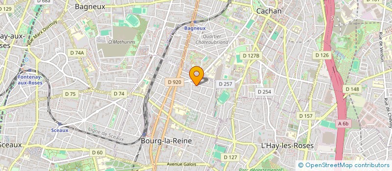 localisation de l'entreprise ARTIS MECA AUTO à BOURG-LA-REINE