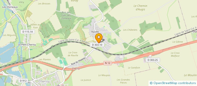localisation de l'entreprise ARTIS'RENO à CHERISY