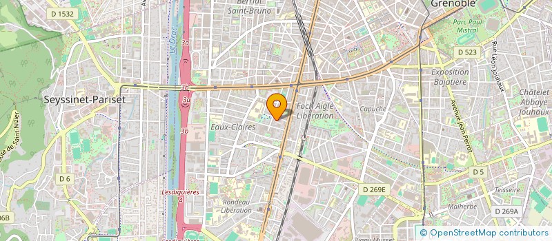 localisation de l'entreprise ARTIS'RENOVATION à GRENOBLE