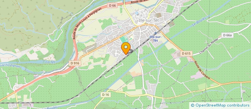 localisation de l'entreprise ARTIS SECURITE  ILLE-SUR-TET