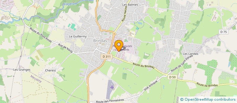 localisation de l'entreprise ARTIS SOLSEQUIA à BRINDAS