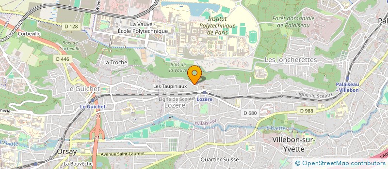 localisation de l'entreprise ARTIS STUDIO à PALAISEAU