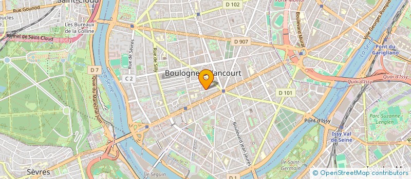 localisation de l'entreprise ARTIS VOYAGES à BOULOGNE-BILLANCOURT