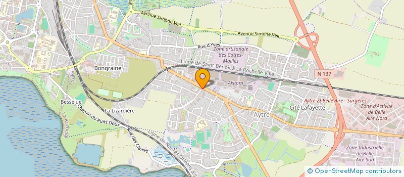 localisation de l'entreprise ARTISA  AYTRE