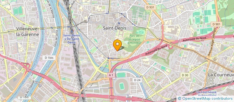 localisation de l'entreprise ARTISAMED à SAINT-DENIS