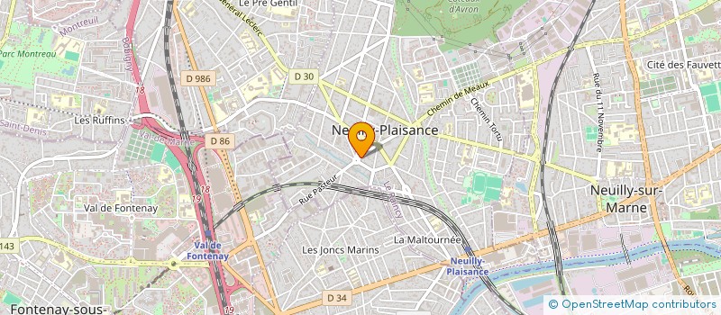 localisation de l'entreprise ARTISAN ANDRE PERE ET FILS à NEUILLY-PLAISANCE