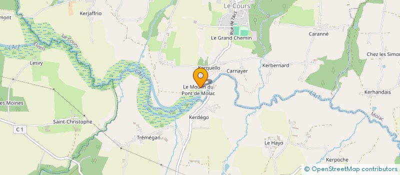 localisation de l'entreprise ARTISAN'ARZ  LE COURS