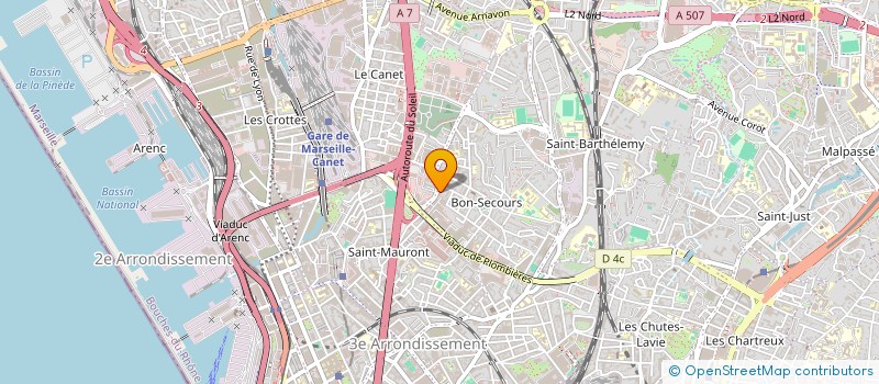 localisation de l'entreprise ARTISAN ASSISTANCES à MARSEILLE