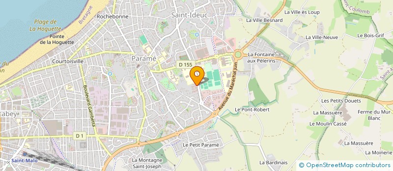 localisation de l'entreprise ARTISAN BEAUCE  SAINT-MALO