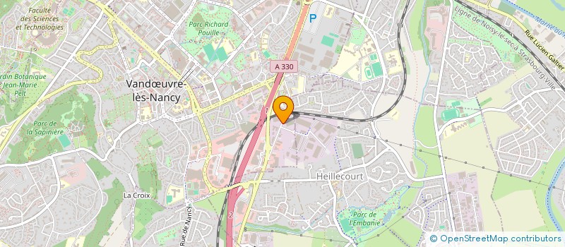 localisation de l'entreprise ARTISAN BORSA CHARLENE DEMENAGEMENT  VANDUVRE-LES-NANCY