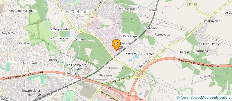 localisation de l'entreprise ARTISAN CHAUDRONNIER SOUDEUR  SAINT-AVE