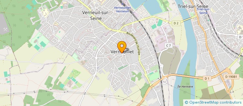 localisation de l'entreprise ARTISAN COIFFEUR à VERNOUILLET
