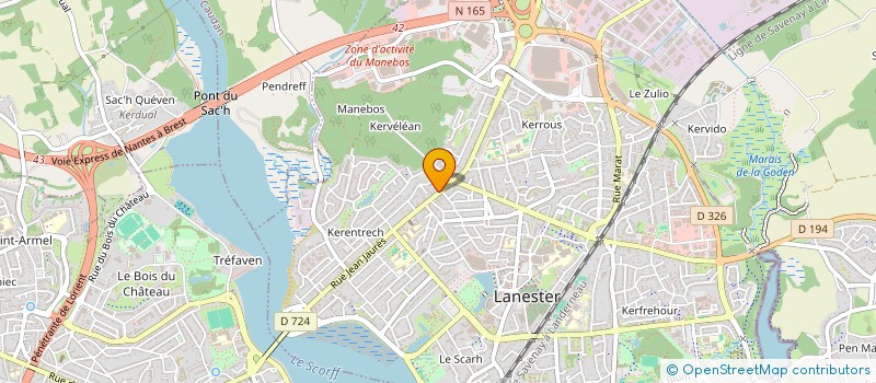 localisation de l'entreprise ARTISAN CORDONNIER CHEZ DIDIER  LANESTER