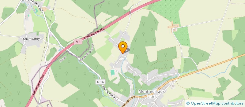 localisation de l'entreprise ARTISAN COUVREUR MOUGENOT  MONTREUIL-AUX-LIONS