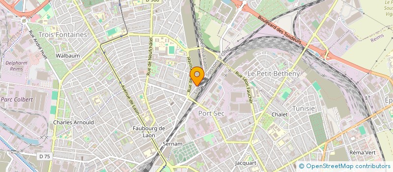 localisation de l'entreprise ARTISAN DE LA FORET  REIMS