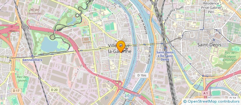 localisation de l'entreprise ARTISAN DE VILLENEUVE à VILLENEUVE-LA-GARENNE