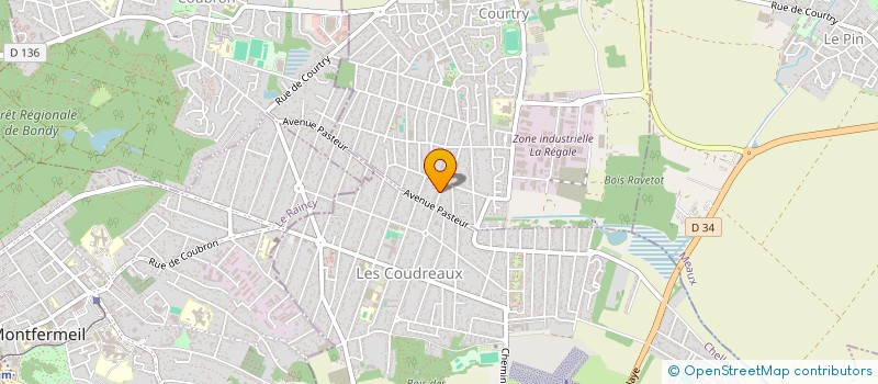 localisation de l'entreprise ARTISAN DES JARDINS à COURTRY