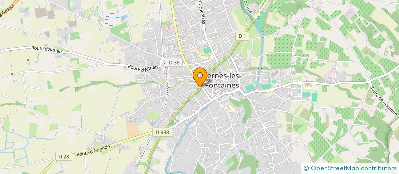 localisation de l'entreprise ARTISAN DES METIERS D'ART  PERNES-LES-FONTAINES