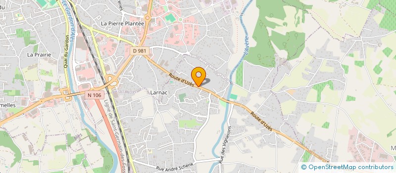 localisation de l'entreprise ARTISAN DES VENTS  SAINT-HILAIRE-DE-BRETHMAS