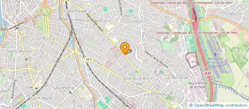 localisation de l'entreprise ARTISAN DU DEMENAGEMENT SARL BUCCA à TOULOUSE