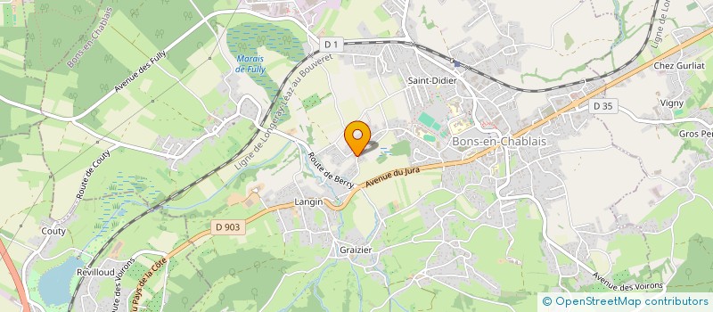 localisation de l'entreprise ARTISAN DU PLEIN AIR à BONS-EN-CHABLAIS