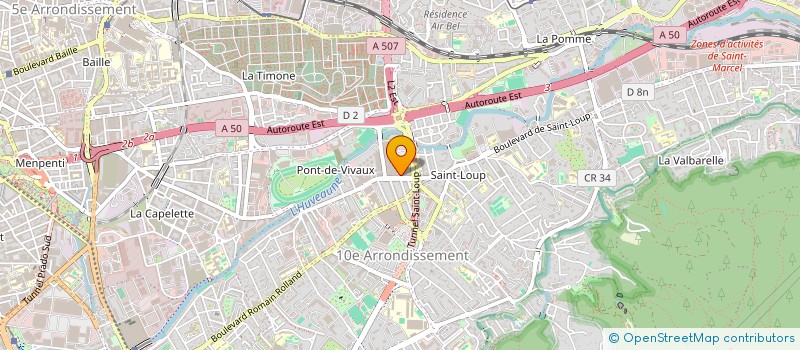 localisation de l'entreprise ARTISAN DU SUD à MARSEILLE 10
