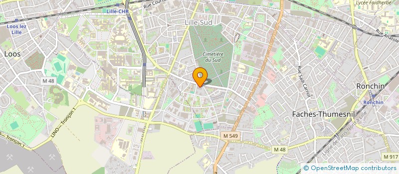 localisation de l'entreprise ARTISAN EN NORD à LILLE