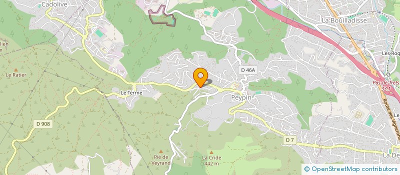 localisation de l'entreprise ARTISAN FACADIER  PEYPIN