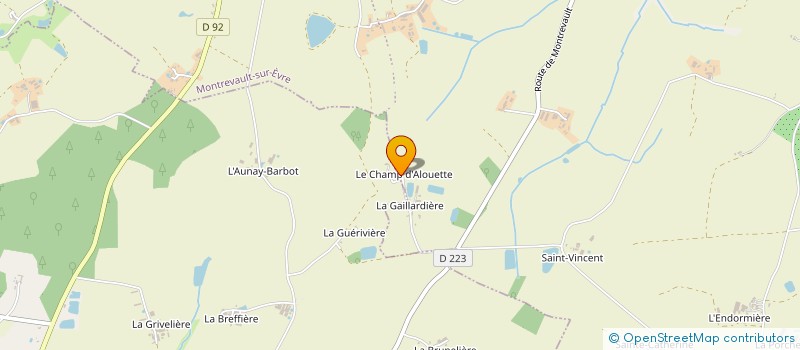 localisation de l'entreprise ARTISAN HUMEAU  MAUGES-SUR-LOIRE
