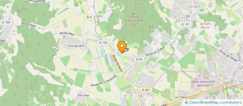 localisation de l'entreprise ARTISAN MACON D.PETIT  GARGAS