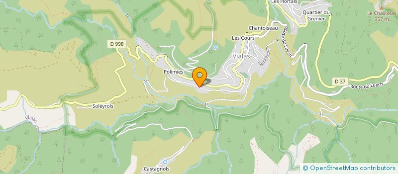 localisation de l'entreprise ARTISAN MACONNERIE GENERALE COHABITAT  VIALAS