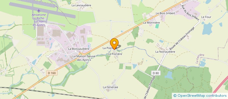 localisation de l'entreprise ARTISAN MENUISIER VICTORIEN PIVETEAU à LA FERRIERE
