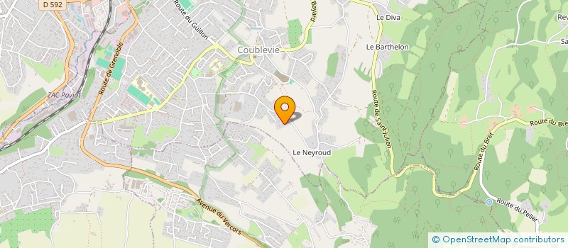 localisation de l'entreprise ARTISAN'O PLOMBERIE  SAINT-CASSIEN