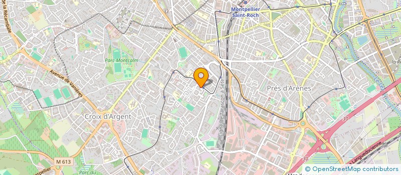 localisation de l'entreprise ARTISAN PEINTRE à MONTPELLIER