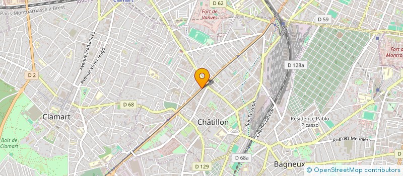 localisation de l'entreprise ARTISAN PERFECT RENOV à CHATILLON