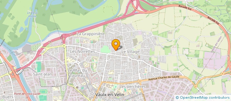 localisation de l'entreprise ARTISAN PLOMBIER CHAUFFAGE  VAULX-EN-VELIN