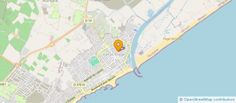 localisation de l'entreprise ARTISAN & PRODUCTEUR DE NOTRE TERROIR  VALRAS-PLAGE