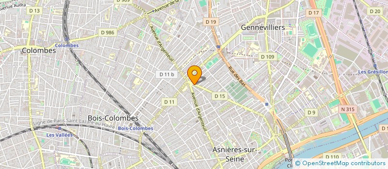 localisation de l'entreprise ARTISAN SERVICES  ASNIERES-SUR-SEINE