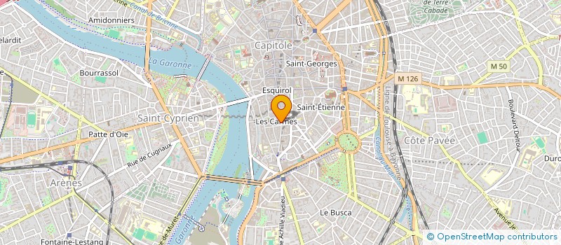 localisation de l'entreprise ARTISAN TRAITEUR  TOULOUSE